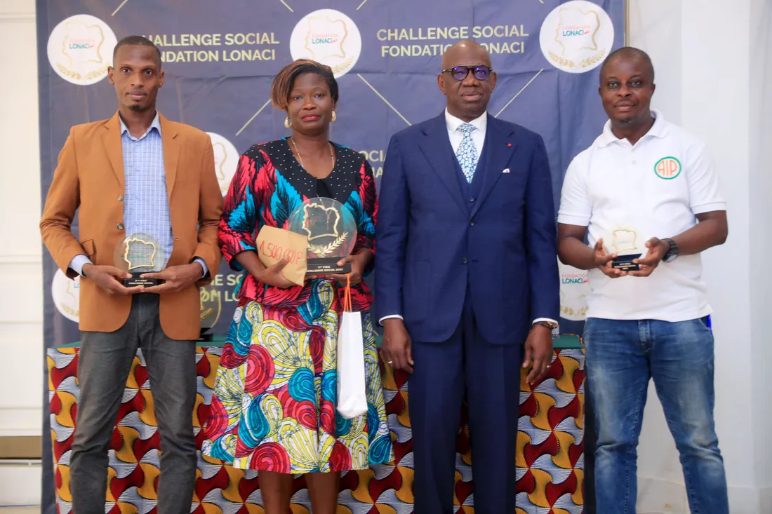 Côte d’Ivoire : Emeline Amangoua Pehe, lauréate du Challenge Social de la Lonaci